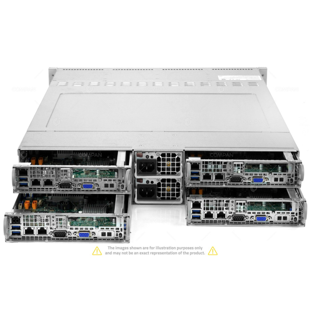 Supermicro SYS-6028TR-HTR 8x Xeon E5-2640 V4 128 GB RAM 4x 960GB 6G SATA SSD Rails